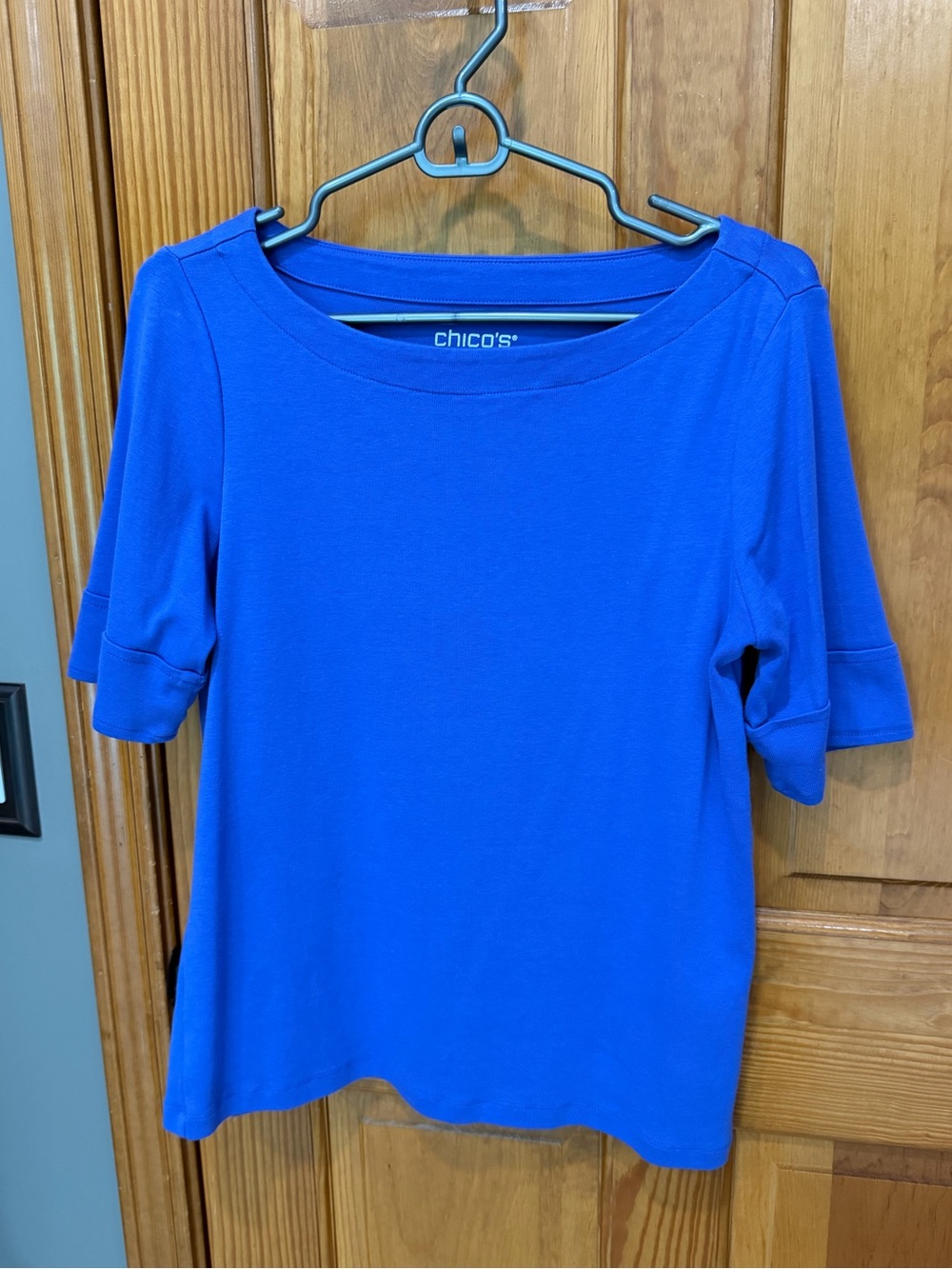 Chico's Royal Blue Short Sleeve Tee